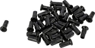 Produktbild von Set: Speichennippel M4 Schwarz, für Speichen Scheibenbremsnabe OTJ, Speirad