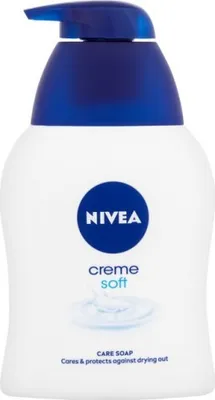Obrázek produktu pro NIVEA 80700, Ruce, Krémové mýdlo, Čisticí, Vysoušení, Hydratující, Bílá, Obdélníkový, Mandle