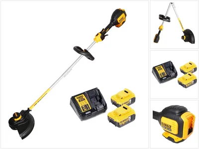 Obrázek produktu pro Dewalt DCM 561 PBS Akumulátorový vyžínač 18V Brushless + 2x baterie 5,0Ah + nabíječka