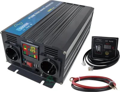 Produktbild von Reine Sinuswelle, hohe Effizienz 94%, vielseitige Eingangsspannungsoptionen, Wechselrichter 1000W, 220V, 24V