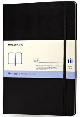 Image de Moleskine Folio Art carnet de croquis noir