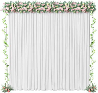 Immagine prodotto di WISFOR 3M arco di nozze in metallo fai da te arco di palloncini in ferro arco di rose decorativo giardino sfondo replica festa di nozze evento di compleanno