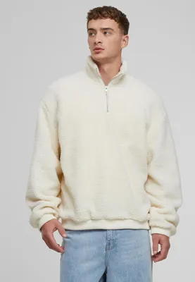 Produktbild von Urban Classics Sweatshirt mit Reißverschluss für Männer Yakouse cremig L