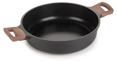 Produktbild von Pfanne mit zwei Griffen Rosmarino Black Line II – 28 cm