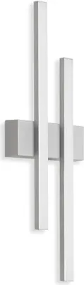 Produktbild von LED Außenwandleuchte 2-flammig 4000K IP44 4W silber Metall-Kunststoff Telefunken