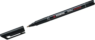 Produktbild von Folienstift - STABILO OHPen universal - permanent fein - 10er Pack - schwarz