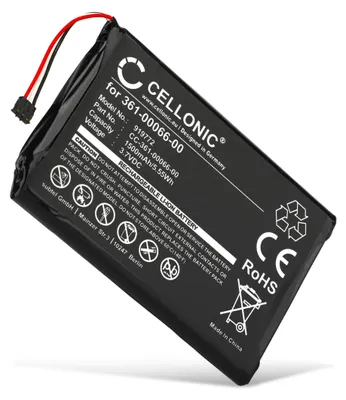 Immagine prodotto di CELLONIC 1x Batteria per Navigatore GPS Compatibile con Garmin Camper 760LMT-D, Dezl 760, Camper 760, 361-00066-00 – (1500mAh, 3.7V)