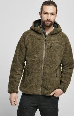 Obrázek produktu pro Pánská bunda Brandit Teddyfleece Worker Jacket olive - M