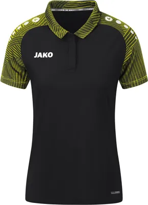 Produktbild von JAKO Unisex Polo Performance, Farbe:schwarz/soft yellow, Größe:XL