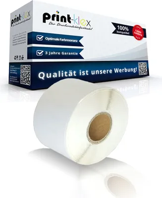 Produktbild von Kompatible Etiketten-Rolle für Dymo 99019 Labelwriter 450TwinTurbo Labelwriter DUO Labelwriter SE450 Labelwriter TwinTurbo 99019 190 mm x 59 mm 110 Etiketten Label Büro Pro Serie