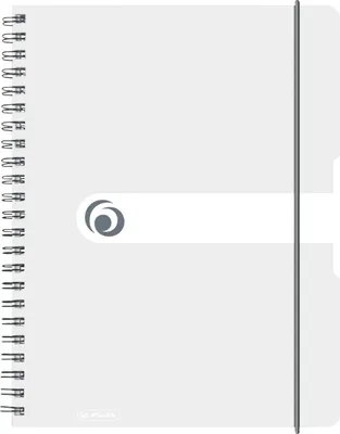 Produktbild von Herlitz Spiralblock "to go" PP-Cover A4 80 Bl. transparent
