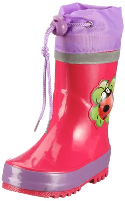 Produktbild von Playshoes Kinder Gummistiefel aus Naturkautschuk, trendige Uni Regenstiefel m