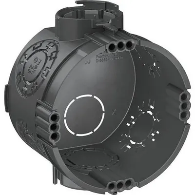 Produktbild von OBO UG 46 UP Gerätedose Ø60mm H46mm tiefschwarz 2003700