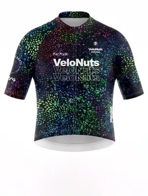 Produktbild von VeloNuts Damen Kurzarm Radtrikot, Biolume Garden, Neon Seed Burst-2, XS
