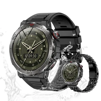 Fur Herren's und Damen's Telefonfunktion Fitness-Tracker 400mAh Stilvolle Fitnessuhr mit Herzfrequenz-, Schlaf- & Stressmessung