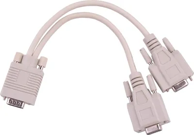 Image de KPO3869 Adaptateur VGA (15pin meski) -2x (15pin zens)