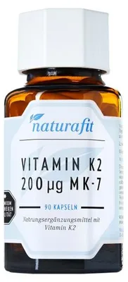 Immagine prodotto di naturafit Vitamina K2 200 µg Mk-7 capsule, 90 capsule