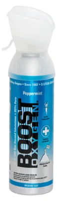 Obrázek produktu pro Boost Oxygen doplňkový kyslík v plechovce Peppermint, střední, 12x5L