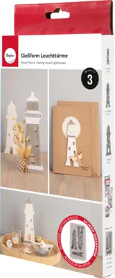 Produktbild von Silikon Gießform "Leuchttürme"