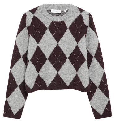 Image de Pull en maille Comma GRIS/NOIR 40