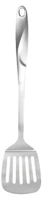 Produktbild von Edelstahl Schlitzwender 38 cm mit rutschfestem, hitzebeständigem Griff, spülmaschinenfest