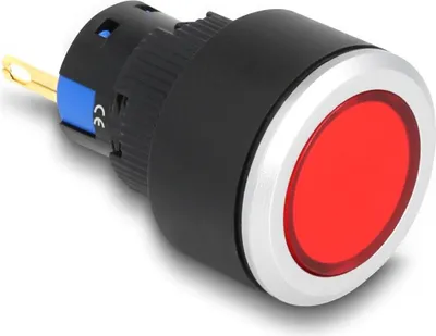 Immagine prodotto di DELOCK 16mm Kunststoff Signallampe rot / Lötversion