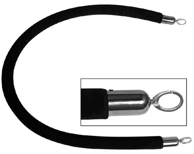 Obrázok produktu pre Spojovacia tyč čierna, pochrómované kovanie, dĺžka 150 cm