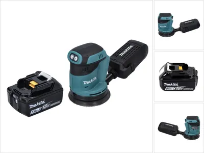 Immagine prodotto di Makita DBO 180 T1 Levigatrice eccentrica a batteria 18 V - 125 mm + 1x batteria 5,0 Ah - senza caricabatteria