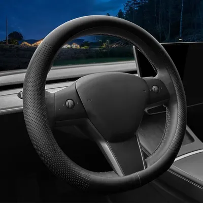 Obrázek produktu pro Přizpůsobený kryt volantu pro Tesla