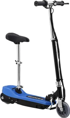 Image de vidaXL E-Scooter avec siège 120 W bleu