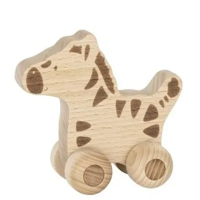 Immagine prodotto di Goki zebra educativa in legno con ruote