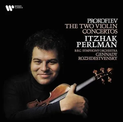 Image de S. Prokofiev - Concertos pour violon n° 1 et 2 - Perlman, Rozhdestvensky/BBC Symphony Orchestra (140 g) (LP)