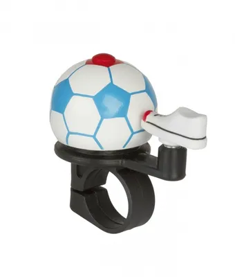 Produktbild von M-Wave Soccer Fahrradklingel Mini Fußball Fahrradhupen Fahrradglocke Deutschland Spanien Griechenland Brasilien