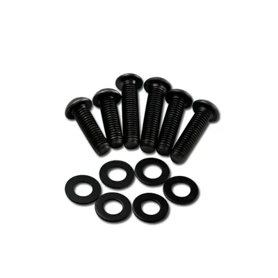 Image de Jeu de vis pour phares noir 12 pièces