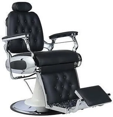 Produktbild von 360Home Vintage Drehstuhl Stuhl Rückenlehne Design Coiffeurstuhl D Schwarz