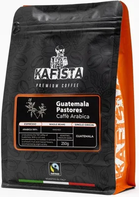 Image de Kafista "Guatemala Pastores" - Café en grains, 100% Arabica, Café espresso, Torréfié en Italie 1x250g