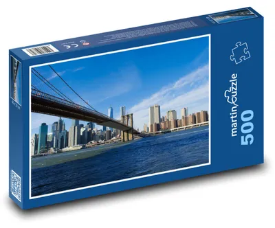 Obrázek produktu pro Puzzle 500 New York - Brooklynský most - martinpuzzle