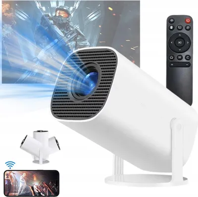 Obrázok produktu pre Mini Projektor Smart Tv Android12 1080P 180° Rotácia Automatická Korekcia 5G Bt Wifi
