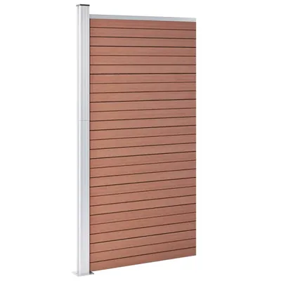 Immagine prodotto di vidaXL Zaunelement WPC 95x186 cm Braun