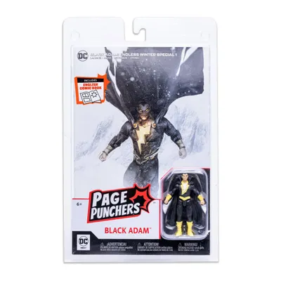 Produktbild von McFarlane Toys DC Page Punchers Actionfigur & Comic Black Adam (Endless Winter) 8 cm MCF15844