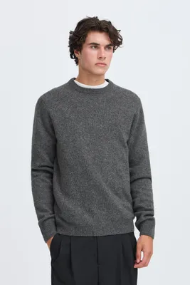 Produktbild von CASUAL FRIDAY CFKarl Herren Strickpullover Feinstrick Pullover mit Rippkragen Rippbündchen Regular fit