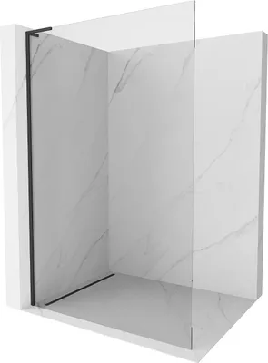 Produktbild von Mexen Kioto L Duschwand Walk-in 120 x 200 cm, transparent, schwarz - 800-120-103-70-00