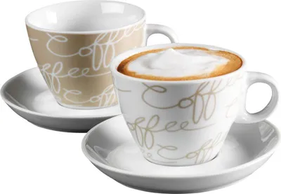 Produktbild von Ritzenhoff und Breker Cornello creme Cappuccinotasse 4 teiliges Set