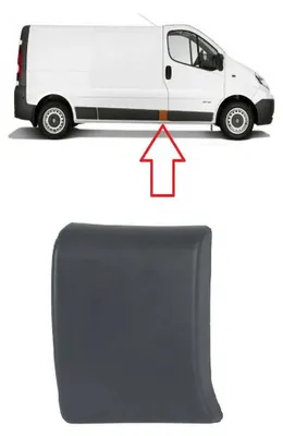 Image de Cache latéral pour la baguette décorative pour Renault Trafic, Opel Vivaro, côté droit