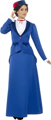 Image de Smiffys - Costume - Femme SM2314 (XL) (Bleu/Blanc)