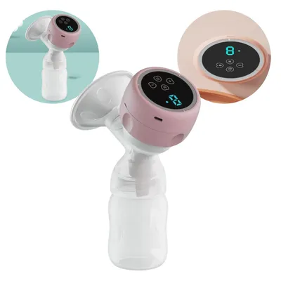 Produktbild von Milchpumpe elektrisch, 4 Modi, 9 Stufen, freihändig & auslaufsicher, tragbares 24 mm Handgerät – 1 Stück für einfache Anwendung