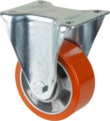 Immagine prodotto di BS Ruote Ruote per carichi pesanti con piastra imbullonata cuscinetto a sfere in poliuretano 125 mm 450 kg - L610.B90.125