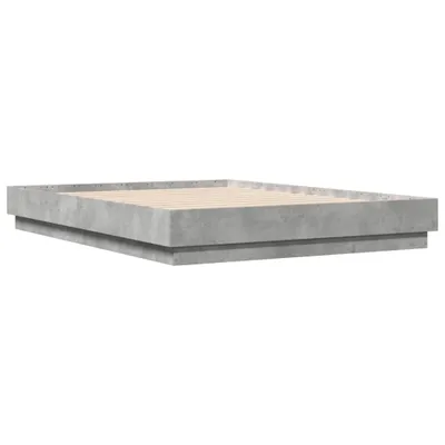 Produktbild von Bettgestell Betongrau 120x190 cm Holzwerkstoff
