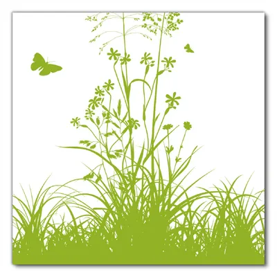 Produktbild von Wallario selbstklebende Möbelfolie/ Tischdecke für Innen und Außen, Größe: 70 x 70 cm - Grüne Sommerwiese