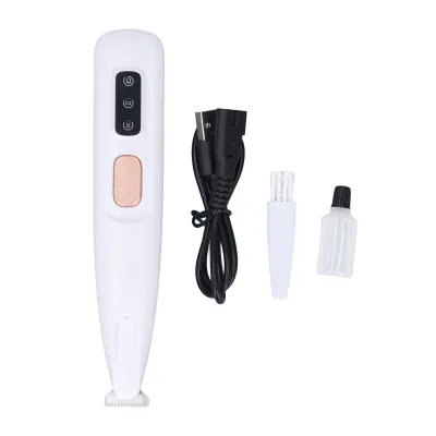 Produktbild von Elektrischer Pfotentrimmer mit LED – leise, wiederaufladbar (500 mAh), sicher & präzise, für Katzen & Hunde, ideal für Ohren, Augen & Pfoten